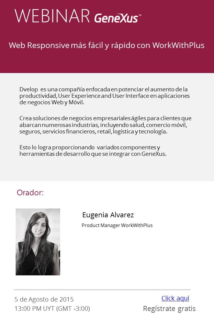 Web Responsive más fácil y rápido con WorkWithPlus