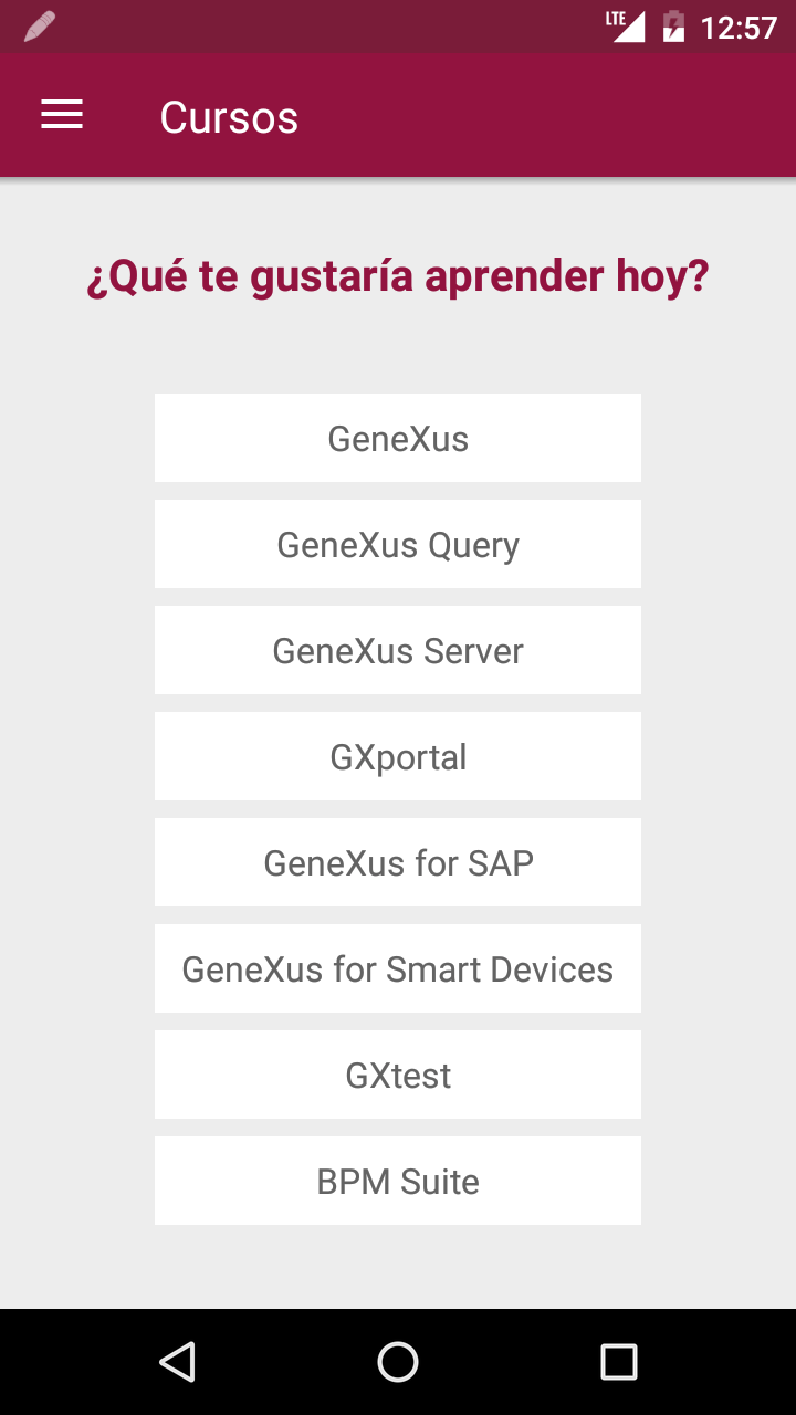 What Would You Like To Learn Today Now You Can Study Genexus From Your Mobile Device With Genexus Learn